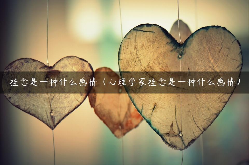 挂念是一种什么感情（心理学家挂念是一种什么感情）