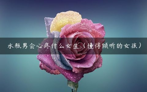 水瓶男会心疼什么女生（懂得倾听的女孩）