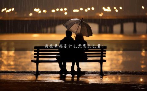 月亮星座是什么意思怎么算？